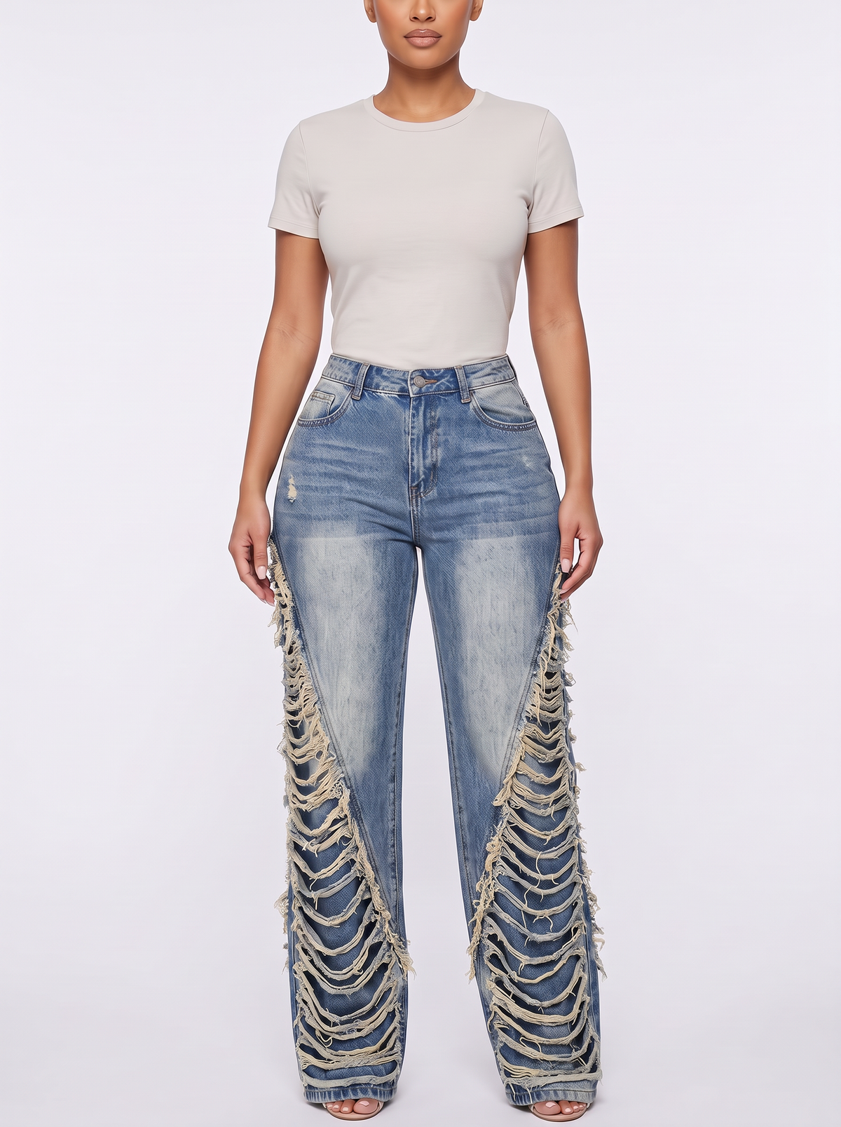 Jean Déchiré aux Chevilles – Style Tendance