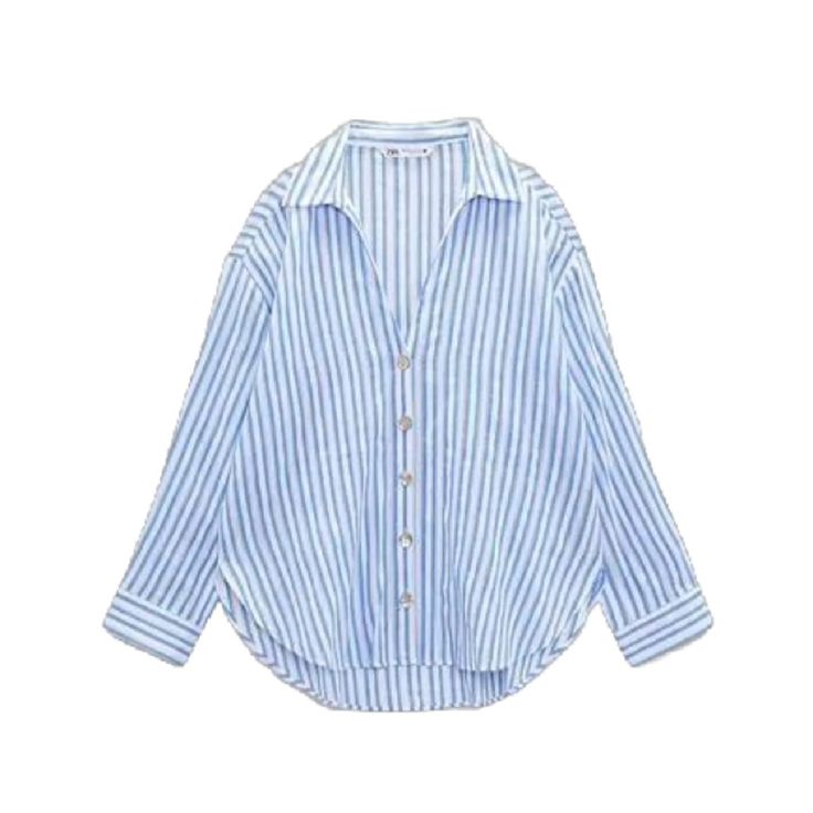 Chemise à Carreaux Rayés à Manches Longues – Élégance Décontractée