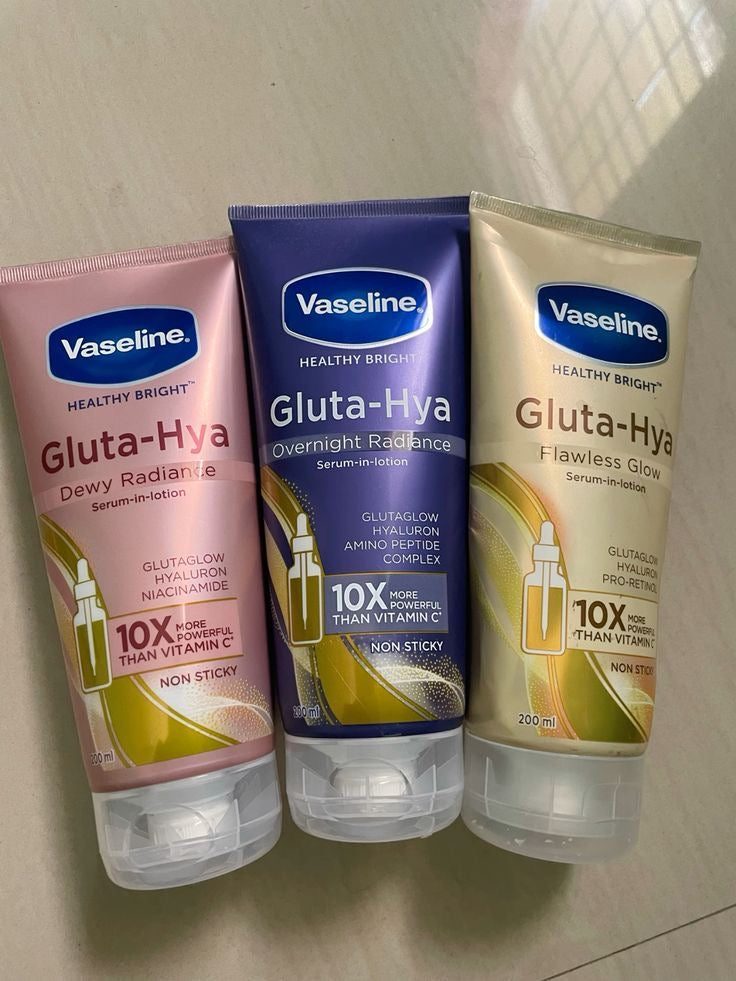 Vaseline Gluta-Hya – Peau Éclatante & Hydratation Intense