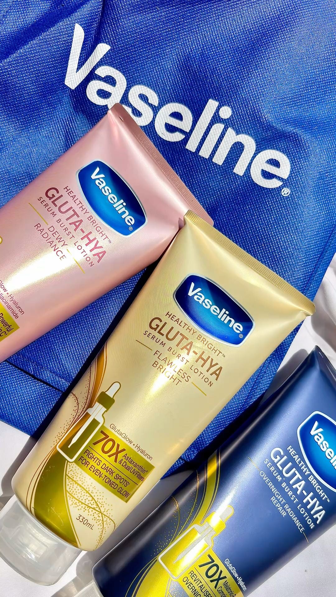 Vaseline Gluta-Hya – Peau Éclatante & Hydratation Intense