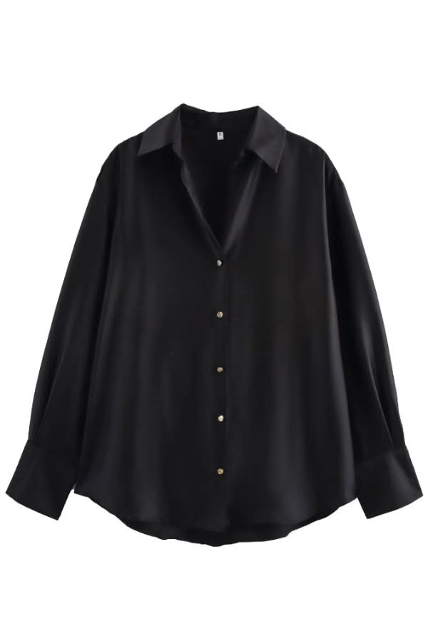 Chemise à Manches Longues Style Élégant – Femme