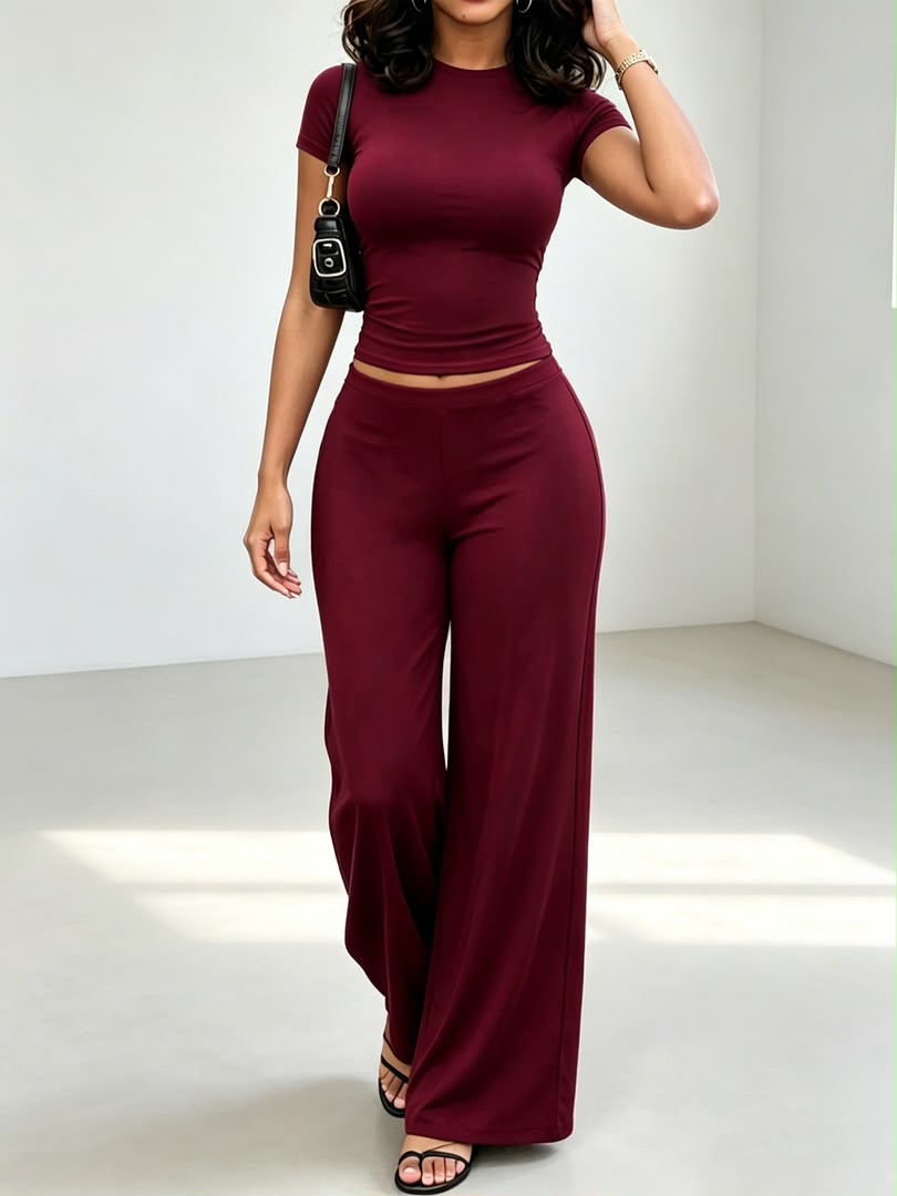 Short & Top Élastique Slimming | Style & Confort