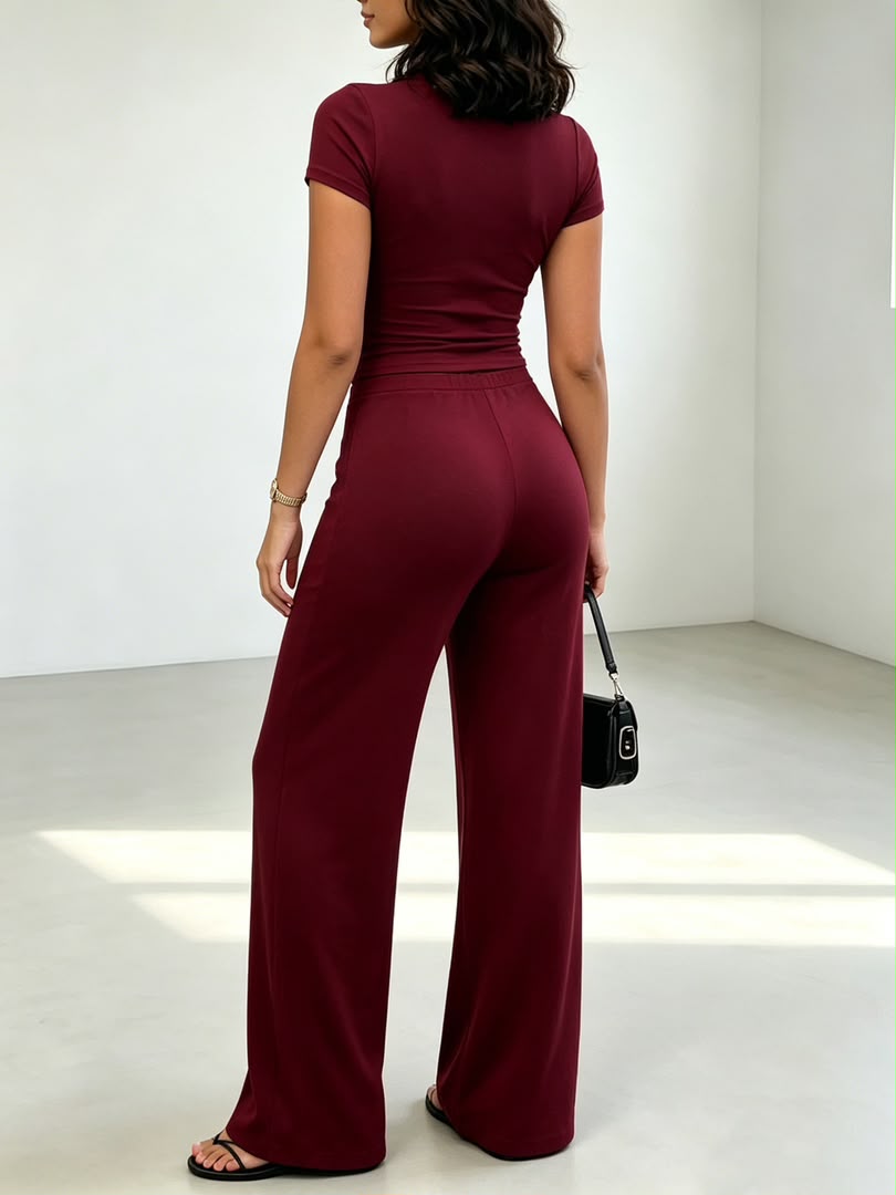 Short & Top Élastique Slimming | Style & Confort