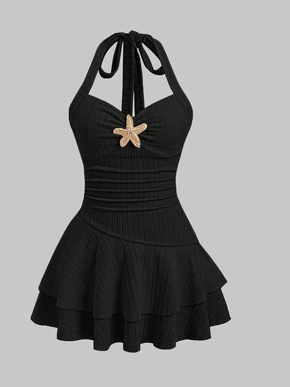 Mini-robe dos ouvert | Féminité & Élégance