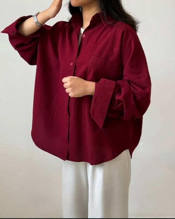 Chemise à Manches Longues Style Élégant – Femme